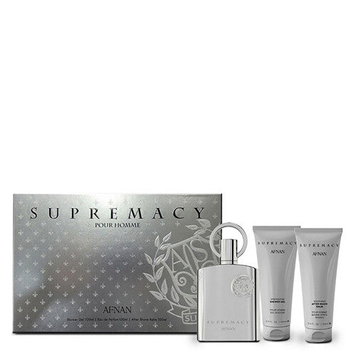 Afnan Supremacy Silver EDP 100 ml + SG 100 ml + ASB 100 ml H