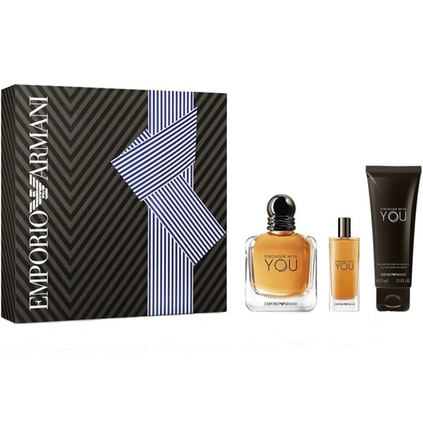 Armani Stronger With You ЕDT 100 ml + SG 75 ml + EDT 15 ml H