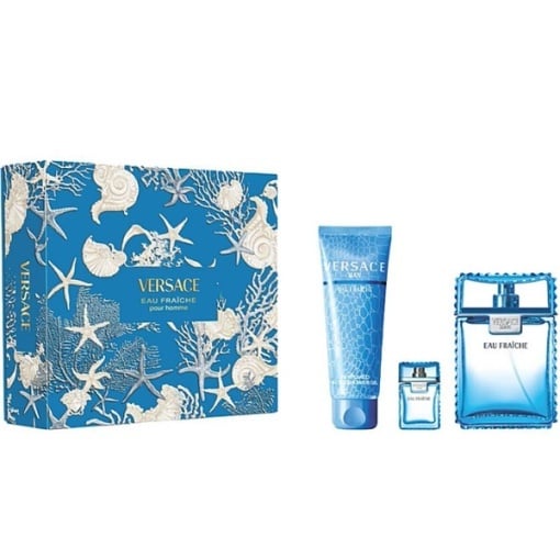 Versace Man Fraiche EDT 100 ml + EDT 5 ml + SG 150 ml H